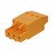 1484360000 by Weidmuller - TERM BLOCK PLUG 3POS STR 5.08MM