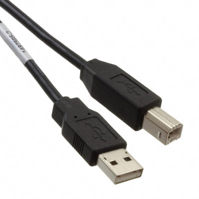 1487596-2 by TE Connectivity AMP Connectors - CABLE USB2.0 A PLUG TO B PLG 4.92