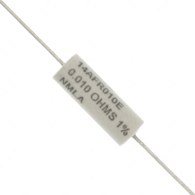 14AFR010E by Ohmite - RESISTOR 0.01 OHM 1% 4W AXIAL