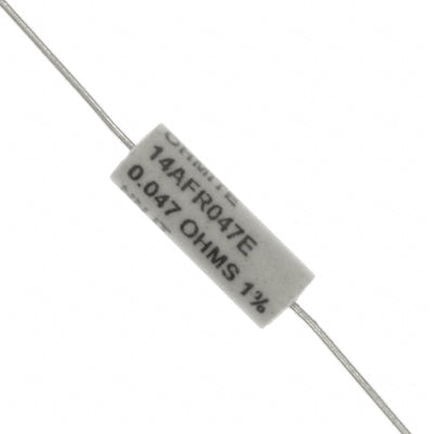 14AFR047E by Ohmite - RESISTOR 0.047 OHM 1% 4W AXIAL