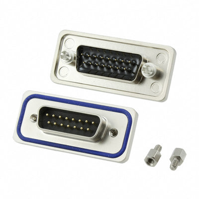 15-000423 by Conec - CONNECTOR D-SUB PLUG 15P PNL MNT SLDR