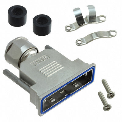 15-004780 by Conec - CONNECTOR BACKSHELL 25POS 180DEG SHLD