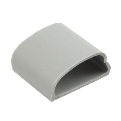 151-00667 by HellermannTyton - CABLE CLIP C-TYPE GRAY ADHESIVE