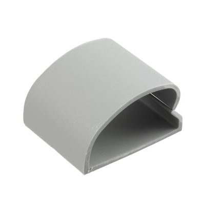 151-00668 by HellermannTyton - CABLE CLIP C-TYPE GRAY ADHESIVE