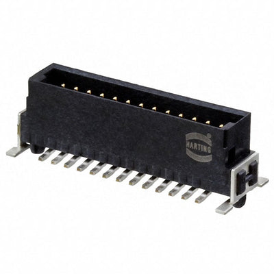 15110262601000 by HARTING - CONNECTOR HEADER SMD 26POS 1.27MM