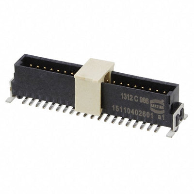 15110402601000 by HARTING - CONNECTOR HEADER SMD 40POS 1.27MM