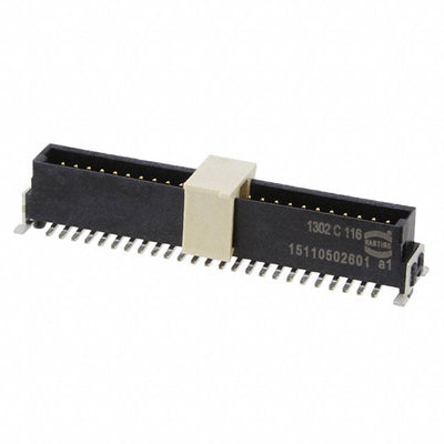 15110502601000 by HARTING - CONNECTOR HEADER SMD 50POS 1.27MM
