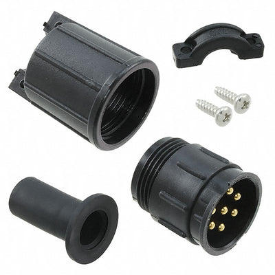 15182-7PG-331 by Conxall/Switchcraft - CONNECTOR RECPT MALE 7P GOLD SLDR CUP