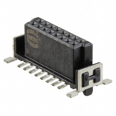15210162601000 by HARTING - CONNECTOR RECPT 16POS 0.05 GOLD SMD