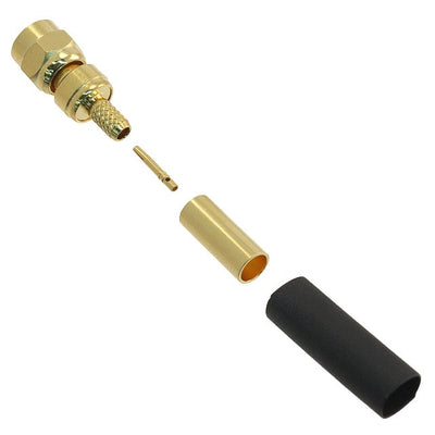 152101 by Amphenol RF - CONNECTOR SMC PLUG STR 50 OHM SOLDER