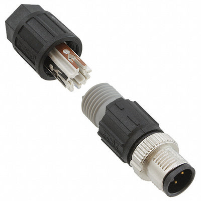 1521575 by Phoenix Contact - CONNECTOR PLUG MALE 4POS GOLD IDC