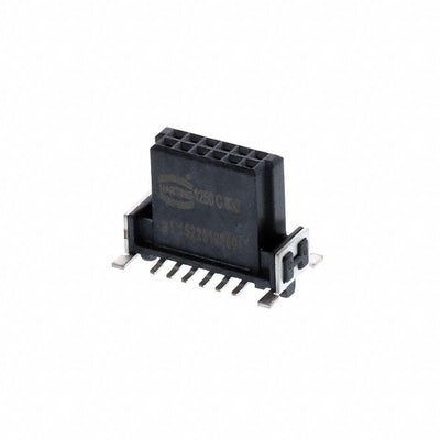 15220122601000 by HARTING - CONNECTOR RECPT 12POS 0.05 GOLD SMD