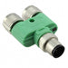 1523968 by Phoenix Contact - CONNECTOR Y-ADPT 4P-4/4P M-F/F INLINE