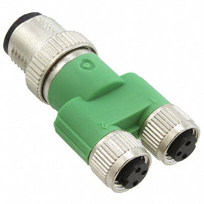 1523984 by Phoenix Contact - CONNECTOR Y-ADPT 4P-3/3P M-F/F INLINE