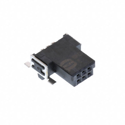 15250062601000 by HARTING - CONNECTOR RECPT 6POS 0.05 SMD R/A