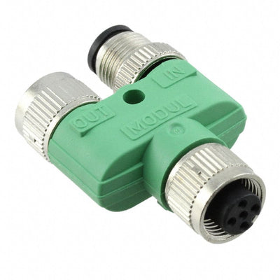 1526253 by Phoenix Contact - CONNECTOR Y-ADPT 5P-5/5P F-F/M INLINE