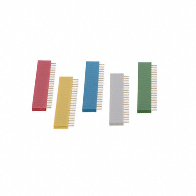 4160 by Adafruit Industries LLC - 20PIN FEMALE HEADER RAINBOW 5PK