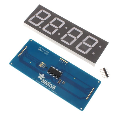 1270 by Adafruit Industries LLC - ADDRESS LED 7 SEGMENT I2C RED