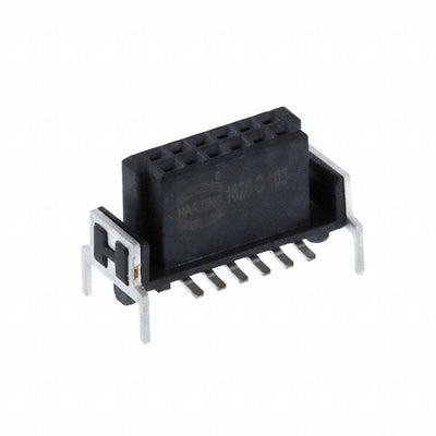 15210122401000 by HARTING - CONNECTOR RECPT 12POS 0.05 GOLD SMD