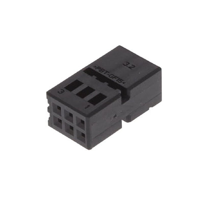 1534120-1 by TE Connectivity AMP Connectors - CONNECTOR RECPT HSG 6POS 2.50MM
