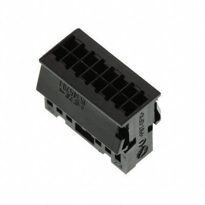 1534579-1 by TE Connectivity AMP Connectors - CONNECTOR RECPT HSG 16POS 2.54MM