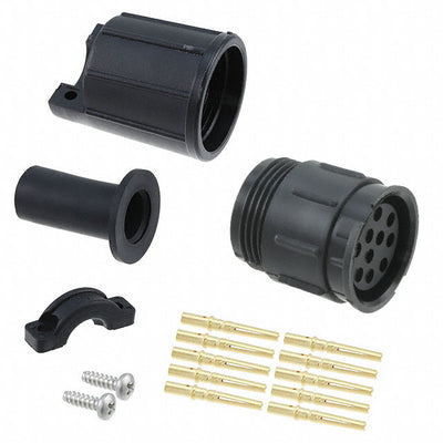 15380-10SG-331 by Conxall/Switchcraft - CONNECTOR RECPT FMALE 10POS GOLD CRIMP