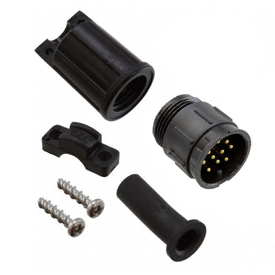 15382-10PG-331 by Conxall/Switchcraft - CONNECTOR RECPT MALE 10P GOLD SLDR CUP