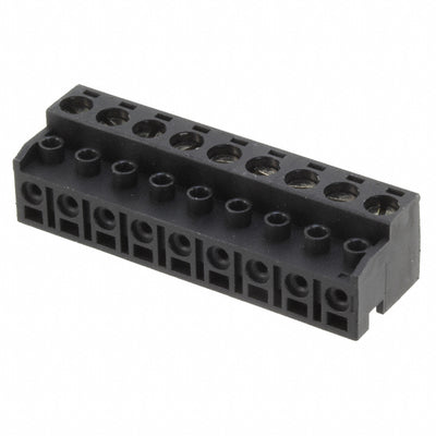1546018-9 by TE Connectivity AMP Connectors - TERM BLOCK PLUG 9POS 90DEG 5MM