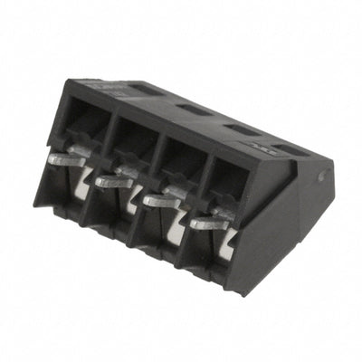 1546074-4 by TE Connectivity AMP Connectors - TERM BLOCK 4POS 35DEG 5.08MM PCB