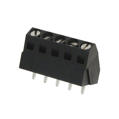 1546074-5 by TE Connectivity AMP Connectors - TERM BLOCK 5POS 35DEG 5.08MM PCB