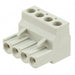 1546108-4 by TE Connectivity AMP Connectors - TERM BLOCK PLUG 4POS STR 5.08MM