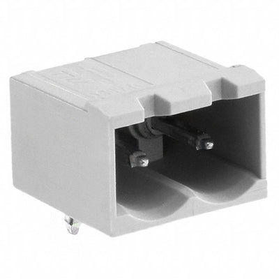 1546109-2 by TE Connectivity AMP Connectors - TERM BLOCK HDR 2POS 90DEG 5.08MM