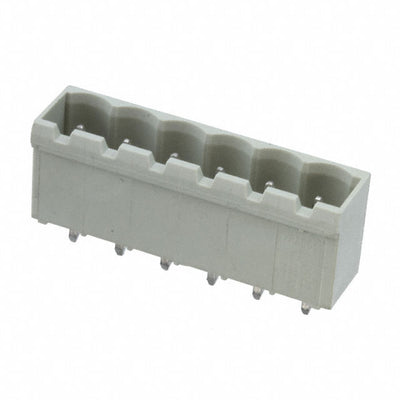 1546111-6 by TE Connectivity AMP Connectors - TERM BLOCK HDR 6POS VERT 5.08MM