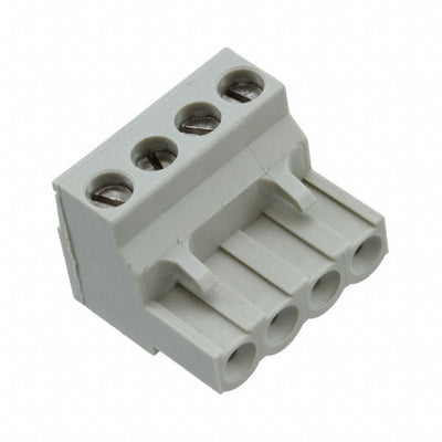 1546208-4 by TE Connectivity AMP Connectors - TERM BLOCK PLUG 4POS STR 5MM