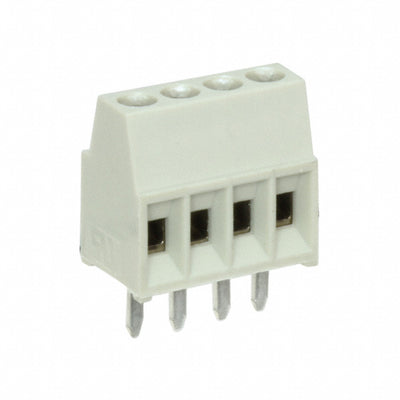 1546215-4 by TE Connectivity AMP Connectors - TERM BLK 4P SIDE ENT 2.54MM PCB