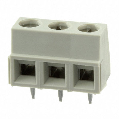 1546216-3 by TE Connectivity AMP Connectors - TERM BLK 3POS SIDE ENTRY 5MM PCB