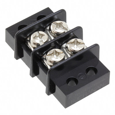 1546307-2 by TE Connectivity AMP Connectors - CONNECTOR BARRIER STRIP 2CIRC 0.375