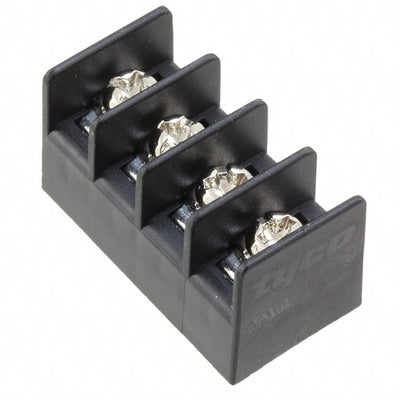 1546657-4 by TE Connectivity AMP Connectors - CONNECTOR BARRIER STRIP 4CIRC 0.25