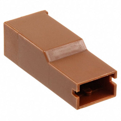 154719-9 by TE Connectivity AMP Connectors - CONNECTOR RECPT HSG 0.25 1POS BROWN