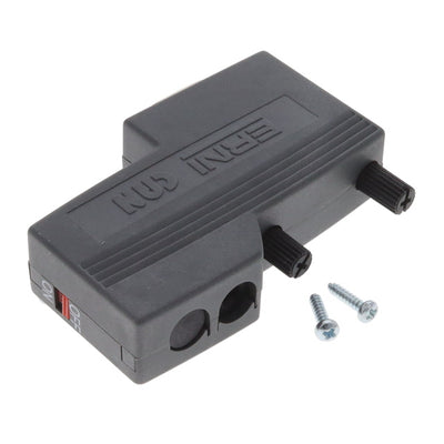 154824-E by TE Connectivity Erni - CONNECTOR D-SUB RCPT 9POS SCREW