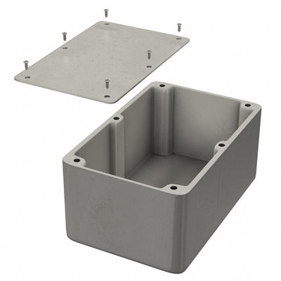 1550H by Hammond Manufacturing - BOX ALUM UNPTD 8.740""L X 5.748""W