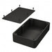 1550JBK by Hammond Manufacturing - BOX ALUM BLK 10.827""L X 6.890""W