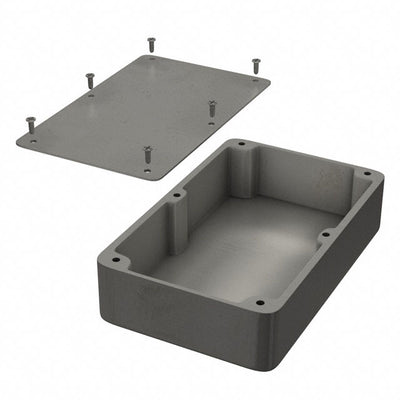 1550J by Hammond Manufacturing - BOX ALUM UNPTD 10.83""L X 6.89""W