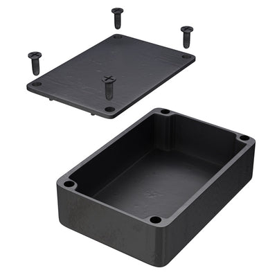 1550PBK by Hammond Manufacturing - BOX ALUM BLACK 3.150""L X 2.165""W