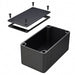1550WBBK by Hammond Manufacturing - BOX ALUM BLACK 4.508""L X 2.520""W