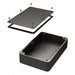 1550WGBK by Hammond Manufacturing - BOX ALUM BLACK 8.740""L X 5.748""W