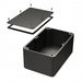 1550WHBK by Hammond Manufacturing - BOX ALUM BLACK 8.740""L X 5.748""W