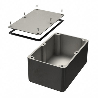 1550WH by Hammond Manufacturing - BOX ALUM UNPTD 8.740""L X 5.748""W