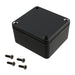 1550WQBK by Hammond Manufacturing - BOX ALUM BLACK 2.362""L X 2.165""W