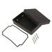 1550Z107BK by Hammond Manufacturing - BOX ALUM BLACK 4.937""L X 3.165""W